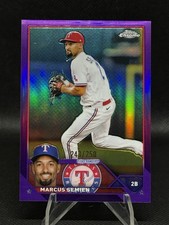Topps 2023 Chrome Purple Refractor Marcus Semien #172 /250 Texas Rangers