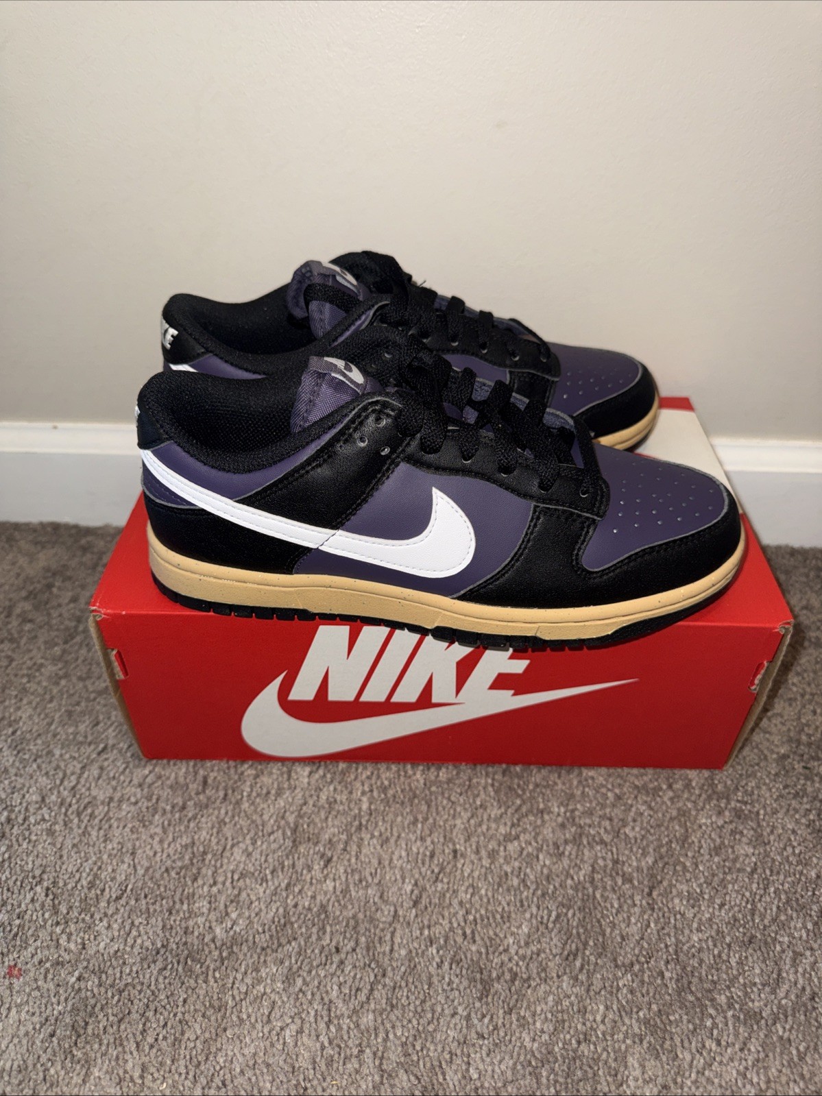 WMNS Nike Dunk Low NN/Dark Raisin-White-Black (DD1873-500) Size: 6.5W/(NIB) thumbnail 2