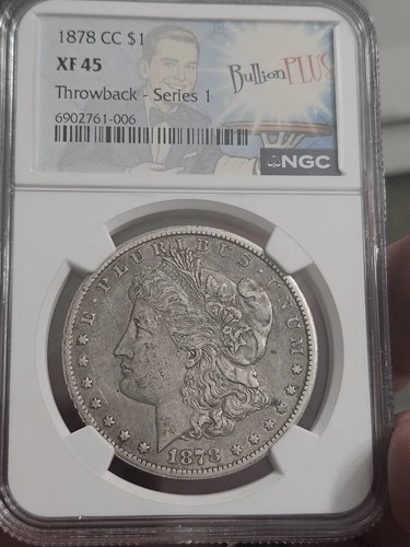 1878 CC Carson City NGC XF45 - Silver Morgan Dollar $1 US Coin #58303A