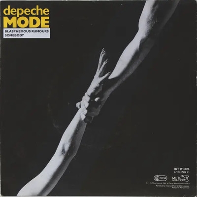 Depeche Mode Blasphemous Rumours / Somebody Vinyl Single 7inch Mute