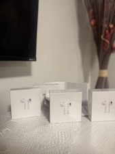 Apple AirPods Wireless Bluetooth In-Ear Earbuds White Built-In Microphone -Gen 2