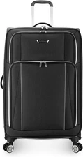 Traveler's Choice Lares Softside Expandable Luggage Checked 30-Inch, Black 