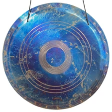 Grotta Sonora 19" Titanium Blue Cosmo Handheld Gong