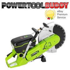 Image of Zipper ZI-BTS350T Petrol Stone Saw Concrete Disc Cutter Cut Off Saw 350mm TS410
