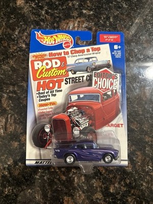 Hot Wheels Editor's Choice Rod & Custom 57 Chevy Target Exclusive diecast 64 NIB