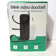 Blink Wireless Video Doorbell 2nd Gen  Sync Module Core - System black 