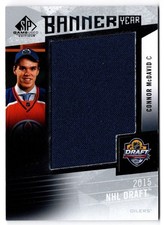 2023-24 Upper Deck SP Game Used Banner Year Draft CONNOR McDAVID #BYDR CM Oilers