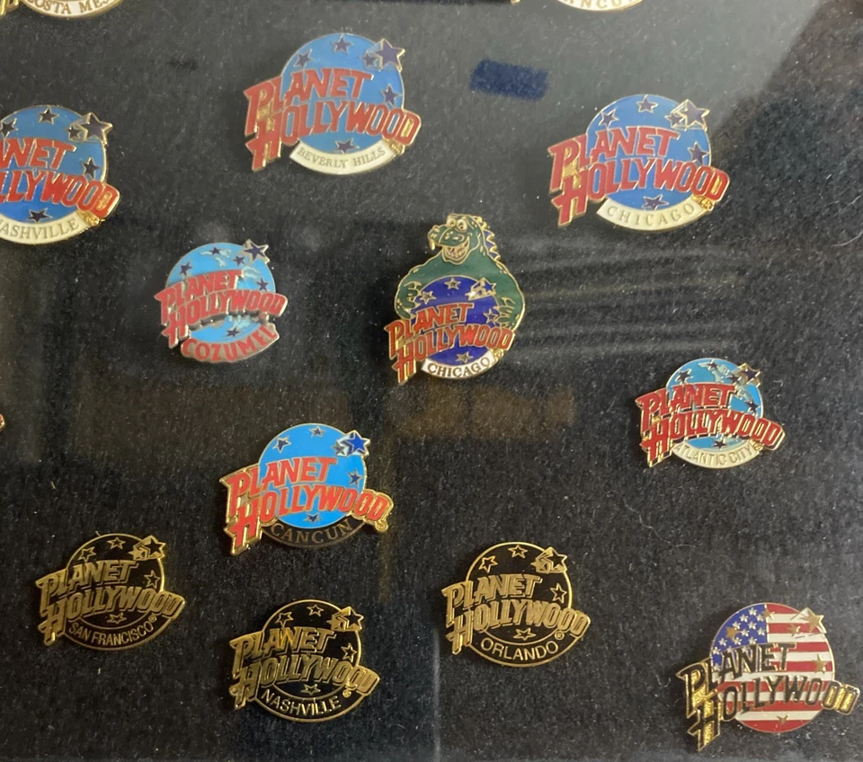 Planet Hollywood 带框城市徽章 30 件套 — 第 4/4 张图片