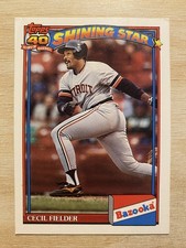 1991 Topps Bazooka Shining Stars #8 Cecil Fielder