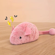 Interactive Plush Mouse Cat Toys Simulation Mice Kitten Self-Playing Plush Toys