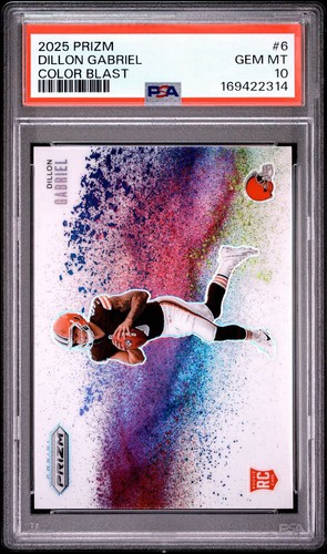 Dillon Gabriel #6 2025 Panini Prizm Color Blast card