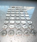 (43) Washington Quarters 90% Silver 1934 to 1964 Various Mints & Tone- Lot Sale