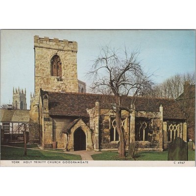 AK York Holy Trinity Kirche Goodramgate England Architektur