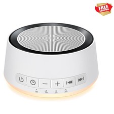 Sound Machine Night Light White Noise Machine with 30 Soothing Sounds 12 Colo...