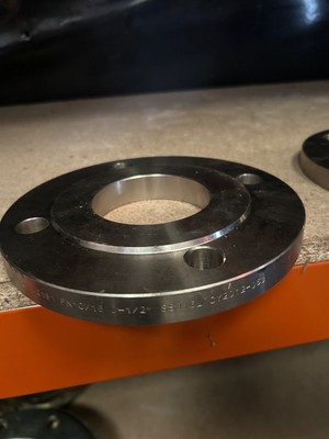 2 1/2'' - PN 10/16 - 316 Edelstahl Aufsteckflansch mit erhöhter Stirnseite