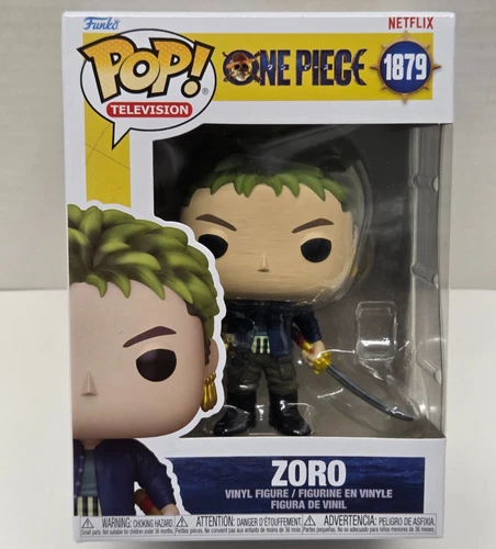ZORO - One Piece Funko POP! Television #1879 Vinyl Figure NEW / MINOR BOX WEAR