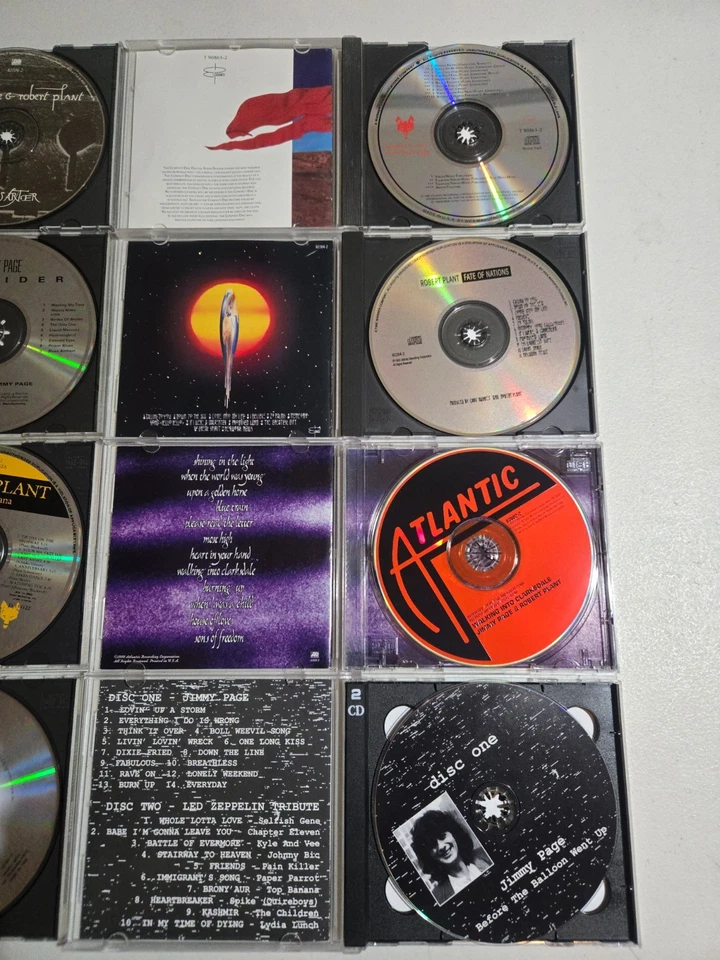 Led Zeppelin's Robert Plant and Jimmy Page CD Lot of 8-(9) discs Various Titles - Image 4 of 4