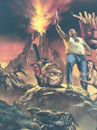 AQUA TEEN HUNGER FORCE POSTER ORIGINALE PRE FILM (2007) 25”x38” - Foto 5 di 11