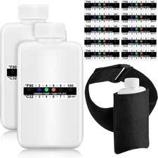 14 Pcs Urine Show Complete Kit 2 Portable Empty Bottles 10 Adhesive Temperature 