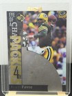 Front of 1997 Upper Deck UD3 - Eye of a Champion Brett Favre #32