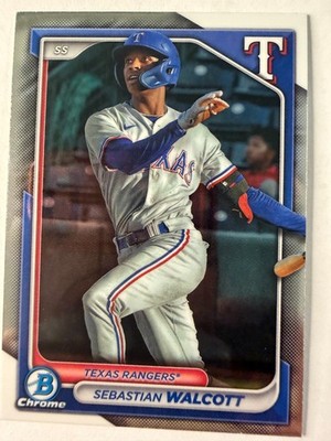 2024 Bowman Chrome Prospect SEBASTIAN WALCOTT #BCP-81 FREE SHIPPING