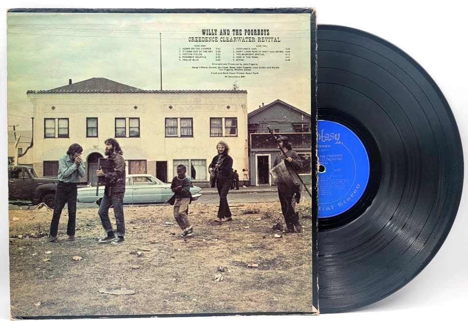 CREEDENCE CLEARWATER REVIVAL - WILLY AND THE POOR BOYS - ROCK LP RECORD FANTASY Foto 2 de 2