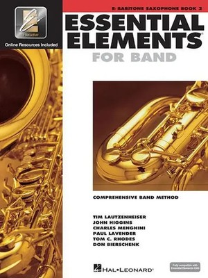 Essential Elements for Band Book 2 with Eei Baritone Saxophone Method Book...
