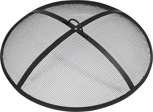 Sunnydaze Heavy-Duty Steel Mesh Fire Pit Screen - Fire Pit Spark Screen with Han - Picture 12 of 12