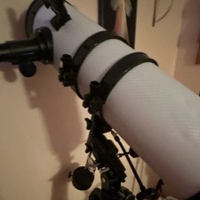 Reflector Telescope with Equatorial Mount and Tripod