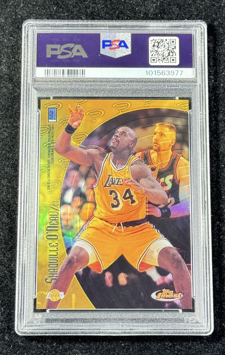 1998 Topps Finest Kobe Bryant Shaquille O'Neal Refractor #M2 1998 Topps Finest Kobe Bryant Shaquille O'Neal Refractor #M2