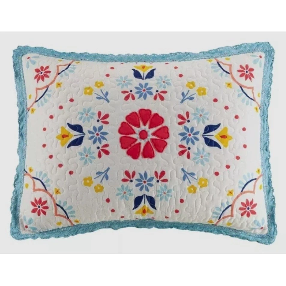 先锋女士马齐奖章国王被子套装双面花卉床上用品 3 件套 — 第 3/4 张图片