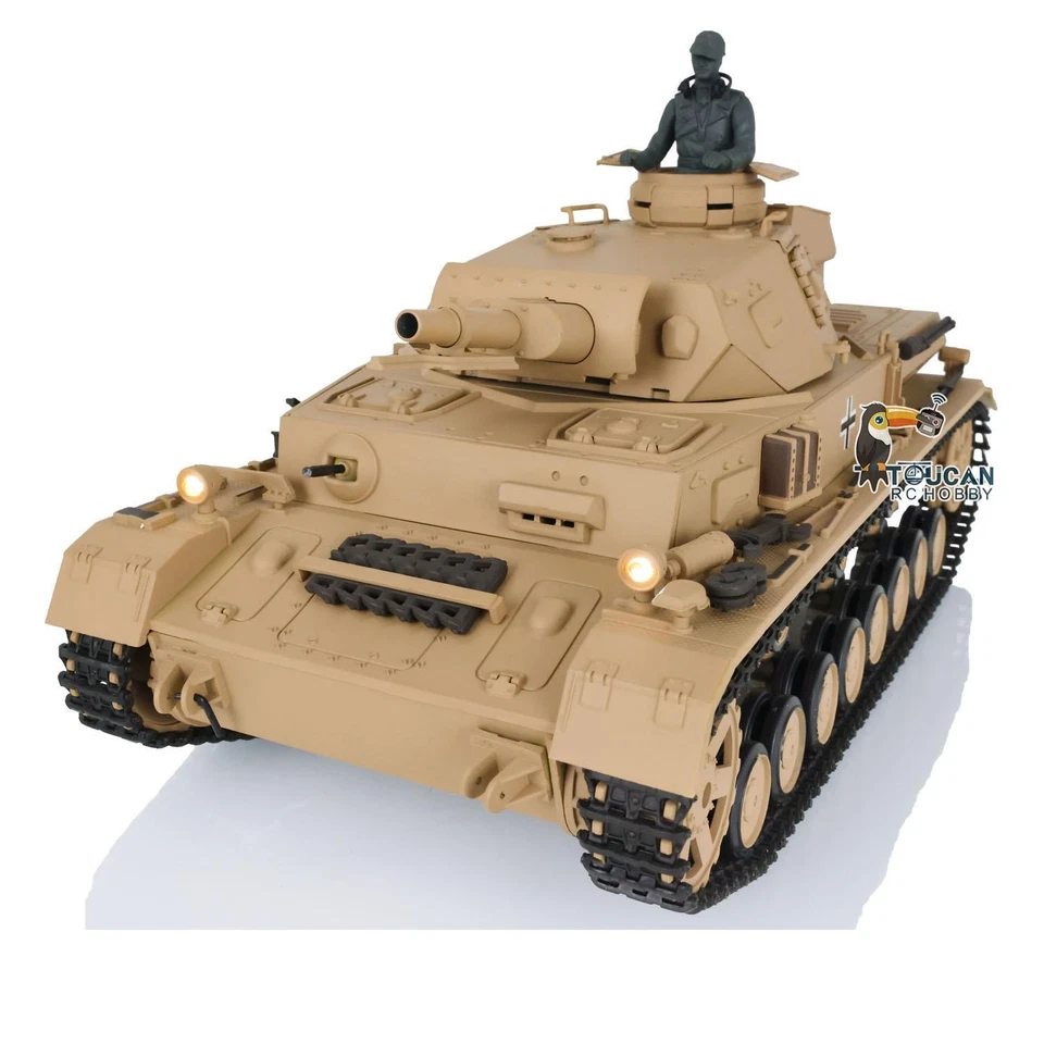 Henglong 1/16 Scale 7.0 Plastic German Panzer IV 2.4G RTR RC Tank 3858 Model - Image 2 of 4