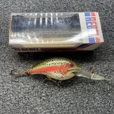 Rebel Deep Mini R D94 Vintage Crankbait Lure - Naturalized Rainbow Trout D9471