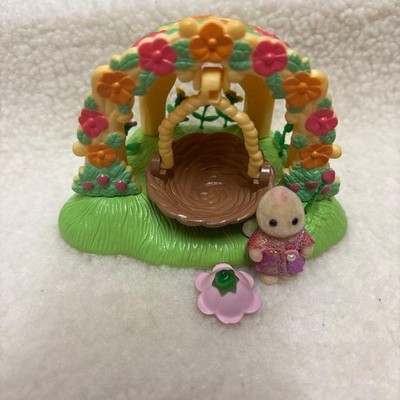 SYLVANIAN FAMILIES Fairy Garden Flower Swing Fairy Series Figure Set Used