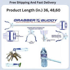 36", 48" & 60" Dual Magnets Pick Up Tool Grabber Buddy Reacher Hand Grabber