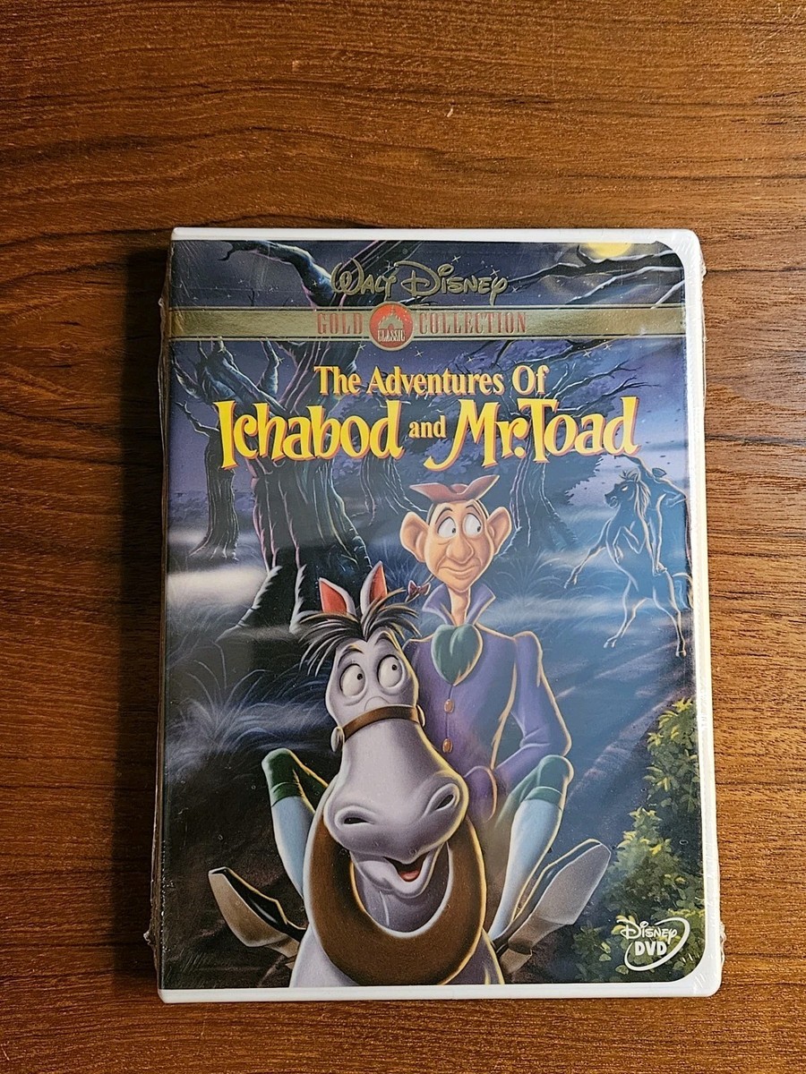 クリストフル アダム・D・ティハニー トレイ 兼 ビデオポッシュ 箱・証明書付 The Adventures of Ichabod and Mr. Toad DVD – Walt Disney Gold