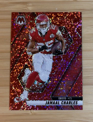 Panini Mosaic 2025 Jamaal Charles #18 Red Sparkle