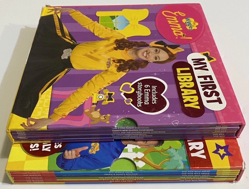 The Wiggles My First Library Wiggly Books Emma! Storybooks Two Box Set x12 Books - Image 3 of 4