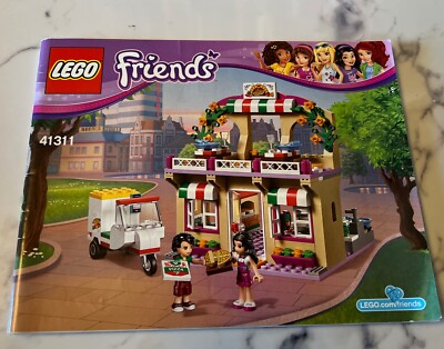 Lego Friends Instruction Booklet #41311 Heartlake Pizzeria Manual
