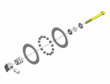 MIP 17095 Carbide Super Diff Rebuild Kit for 1/10 All Team Associated