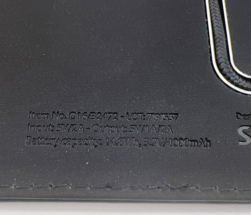 SCX Design™ Wireless Charging Notebook A5 with Power Bank - Picture 9 of 17