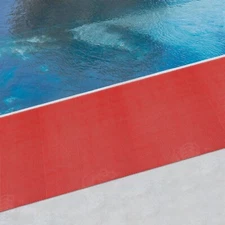 90x300 Cm Thick 5mm Pvc Hollow Anti Slip Floor Mat Non-Slip Floor Mat - Red New