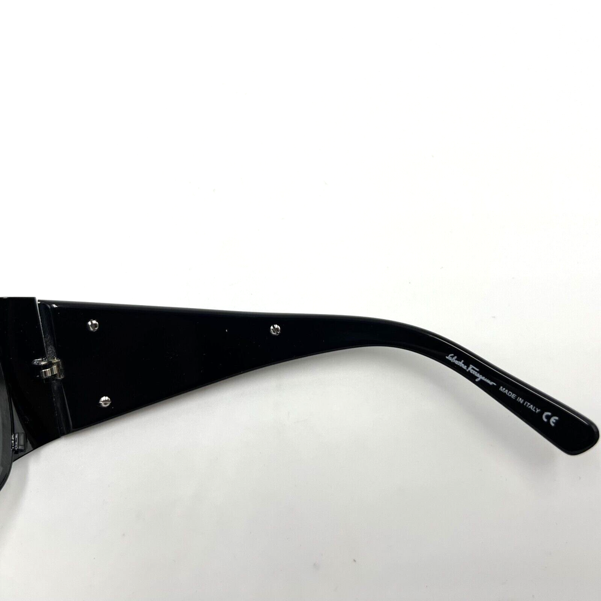 Salvatore Ferragamo Black Swarovski Crystal-Studded Sunglasses (NEW IN BOX) Caviar M3002 Swarovski Sunglasses Black Luxury with Crystals  main image 3