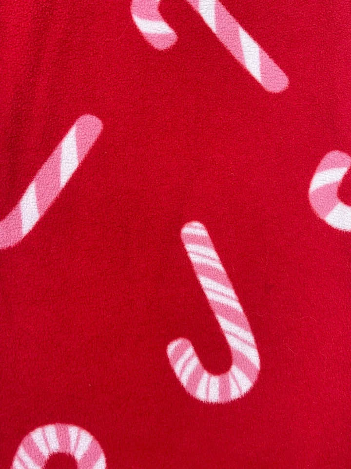 Pijama/pantalones de salón Old Navy rojo bastón de caramelo para niña TALLA-XL Foto 4 de 4