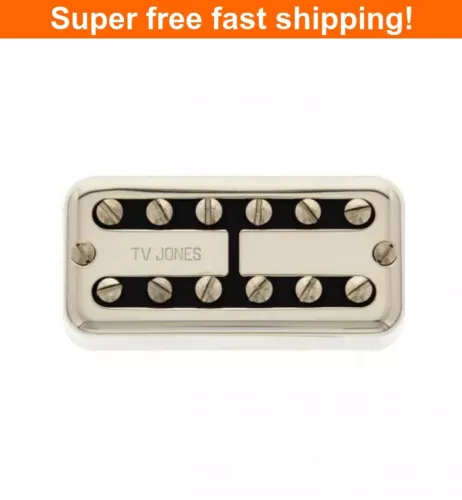 TV Jones Power'Tron Plus Bridge Humbucker Pickup - Nickel - New