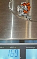 Tune 10 Kettenblattschrauben + 5 Muttern 5 K1-3 Retro NOS orange