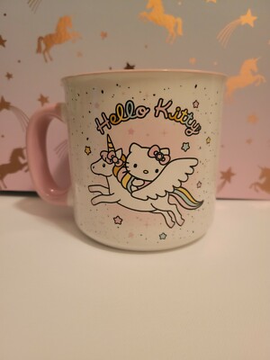 Hello Kitty Rainbow Unicorn Pegasus Mug