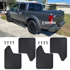 4x Front & Rear Splash Guards Mud Flaps For Nissan Frontier 2005-2022 Pickup