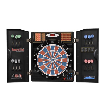 Karella Dartautomat CB-90 Softdartscheibe 2 Loch Segmenten NEU + OVP