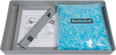  PetSafe ScoopFree Reusable Tray with 4.3 lb of Crystal Cat Litter, Fresh Scent